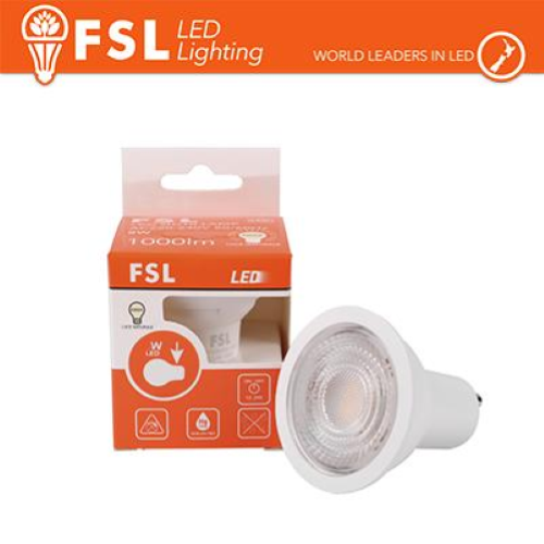 GU10 Lampadina LED - 6W 6500K 520LM 38° CRI>80