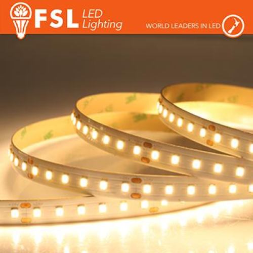 Striscia LED 5m IP20 2835 24V - 12W/m 120led/m 650