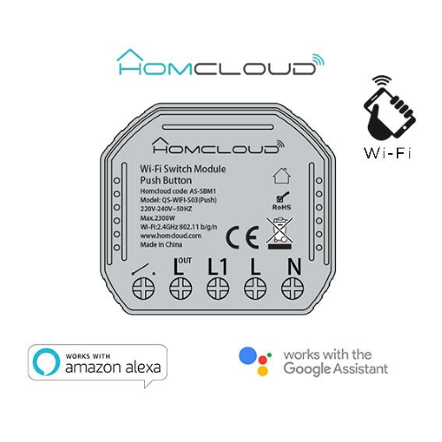 Modulo Pulsante Intelligente Wi-Fi da incasso