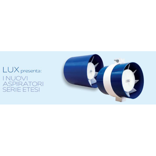 LUX ASPIRATORE ASSIALE DA INCASSO ETESI 100