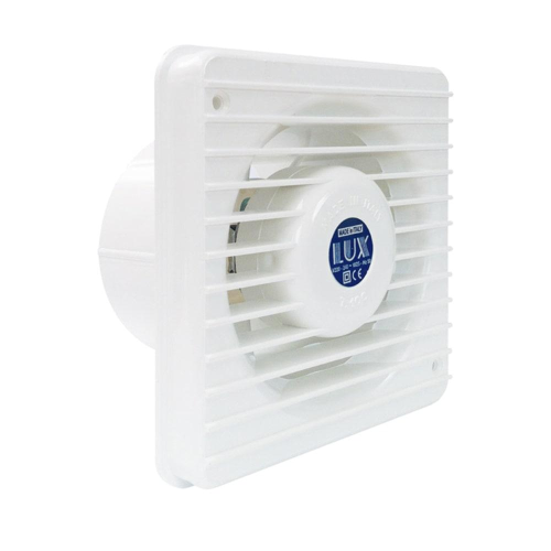 ASPIRATORE ELETTRICO ASSIALE LUX T100 BIANCO FORO MM.100