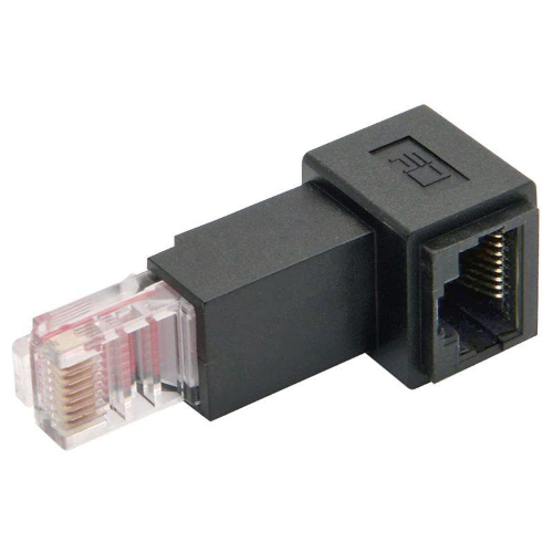 ADATTATORE RJ45 UTP CAT6 A 90 GRADI