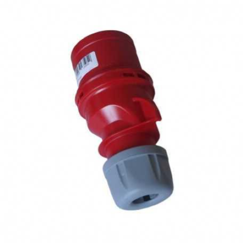 Spina volante industriale rossa 3P+N+T 32A 400V IP44 ottone FAEG FG23505