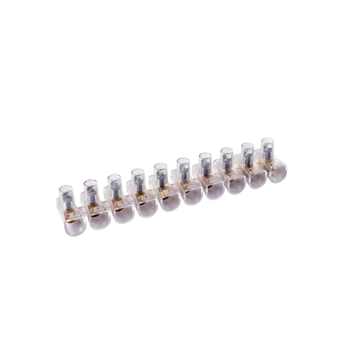 Morsetti unipolari forbox per cavi sezione 6mm² stecca 10pz IP20 FAEG - FG25027