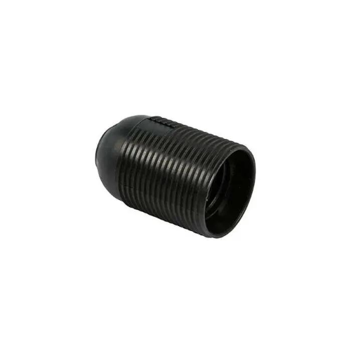 Portalampada NERO filettato E27 