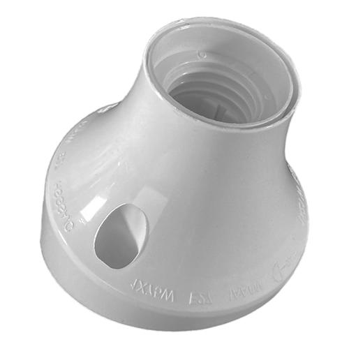 PORTALAMPADA E27 BASE INCLINATA BIANCO