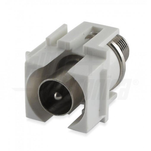 Keystone antenna TV IEC maschio con presa F