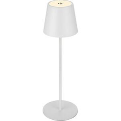 LAMPADA DA TAVOLO ART.BT10003 BIANCO BATTERIA RICA