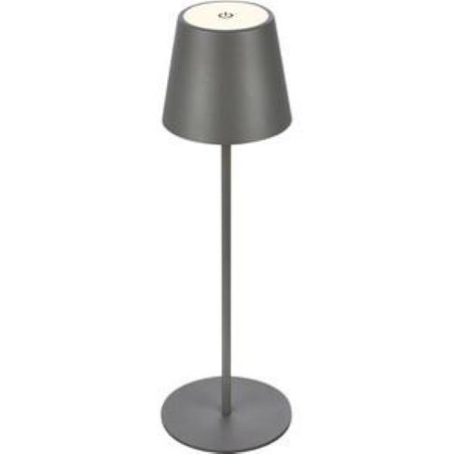 LAMPADA DA TAVOLO ART.BT10004 GRIGIO BATTERIA RICARICABILE