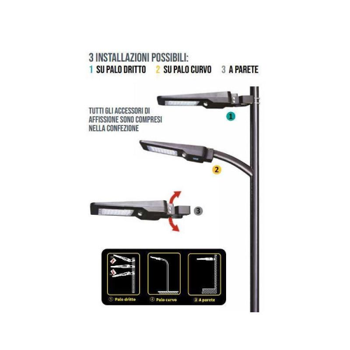 CFG - EL110 - Lampada solare LUMINA STREET 1600 lumen