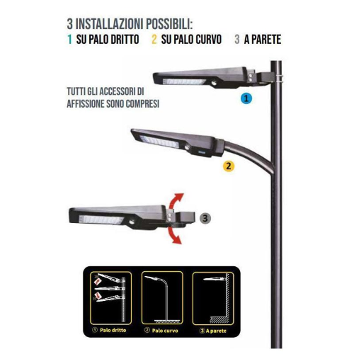 CFG - EL109 - Lampada solare LUMINA STREET 900 lumen