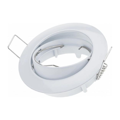 FARETTO INCASSO ORIENT BIANCO C/PORT GU10Foro 72mm Diam.Est. 83mm