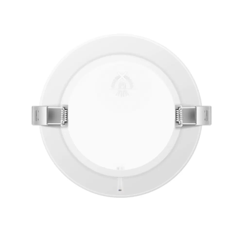 Faretto Led slim da incasso 9W Rotondo Cornice bianca Apertura 100 gradi Bianco freddo 6500K Aigostar