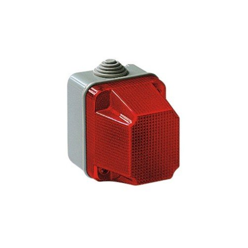 Elettrocanali EC320R spia di segnalazione luminosa IP55 rossa gemma