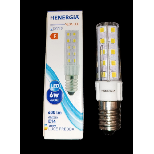 LED PER CAPPE E14 4,5W 6000°K fredda