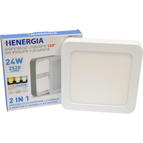 MINI PANNELLO SQUARE LED 24W CCT