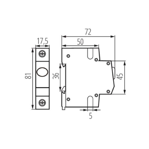 SPIA LUMINOSA MODULARE LED ROSSA 230V KLI-R KANLUX 23320
