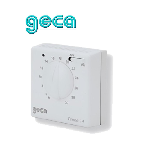 GECA TERMO 14.2 Termostato ambiente elettromeccanico da parete