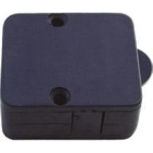 Lampo Lighting 5120/NE - Pulsante unipolare per anta 6A Nero