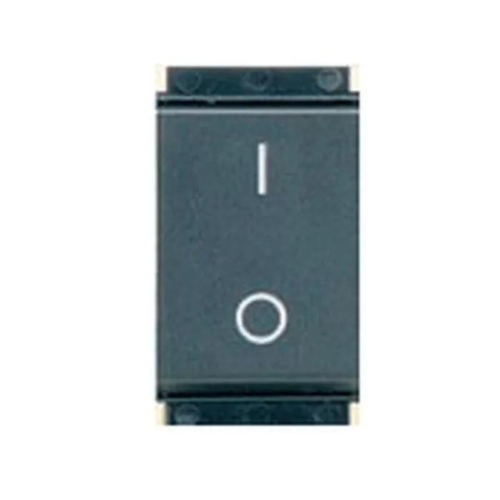 Interruttore Bipolare 2p 16a 250v Grigio Antracite COMPATIBILE LIVING CLASSIC
