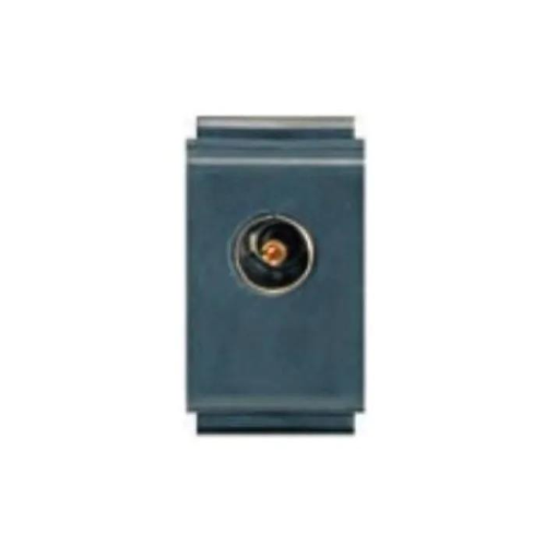 Presa Tv Passante Coassiale 9,5 Grigio Antracite COMPATIBILE LIVING CLASSIC