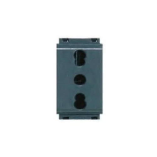 Presa Bipasso 2p+T 10/16a Grigio Antracite - Living Classic 