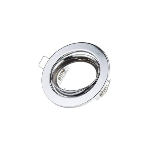FARETTO INCASSO ORIENTABILE CROMO GU10/MR16 72MM OPTONICA 5172-N