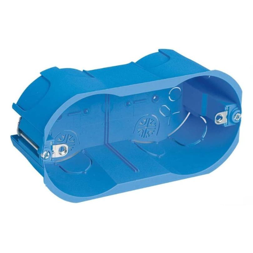 Cassetta da incasso per cartongesso 4 moduli blu FAEG FG10254