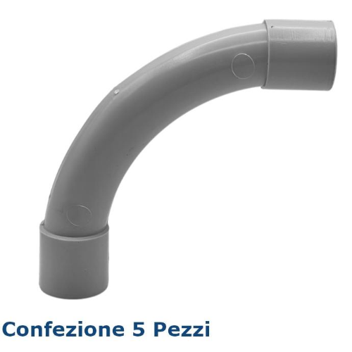 Raccordo Curva Semplice 90° Ø20 per tubo rigido IP40 FAEG - FG16002 5pz.