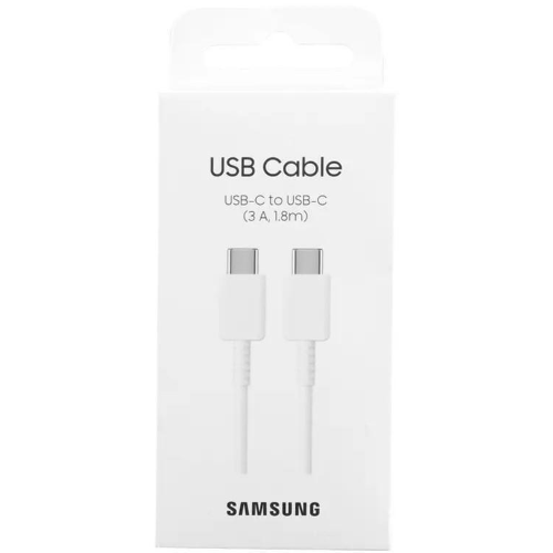 SAMSUNG CAVO USB-C TO USB-C EP-DX310JW 1.8M 3A WHITE