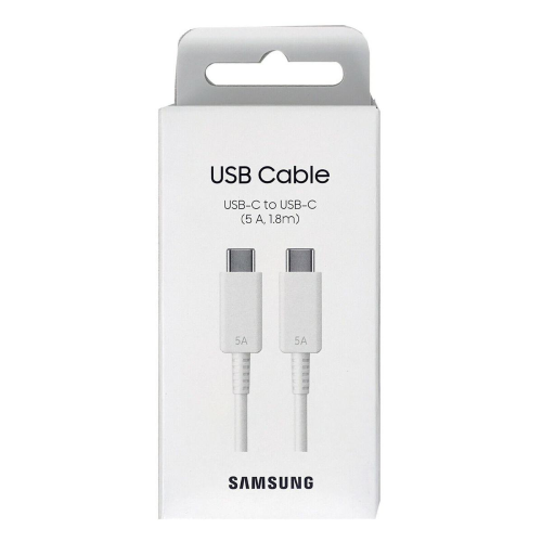 SAMSUNG CAVO USB-C TO USB-C EP-DX510JW 1.8M 5A WHITE