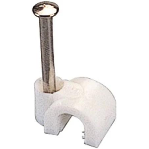 GRAFFETTA FERMACAVO BIANCA 3/4 CONF 100PZ