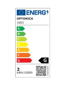 Lampadina LED G4 2W/AC/DC12V 360° 170LM 2800K OPTONICA 1603
