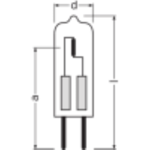 Osram 64427 Halostar Starlite 20W 12V GY6.35