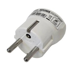 FAEG ADATTATORE CON SPINA SCHUKO 2P+T PRESA BIPASSO 2P+T 250V BIANCO