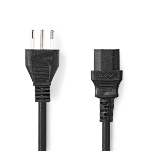 CAVI DI ALIMENTAZIONE PRESA VDE IEC C13 - SPINA ITA 10A NERO 5,0 MT