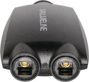 Splitter audio Koenig TosLink(Femmina) a 2xTosLink(Femmina), nero