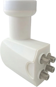 König KN-LNB-QT20 LNB Quattro Universale 0.2 Db per Multiswitch, Bianco