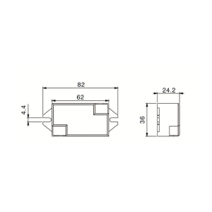 Alimentatore Switching IP20 12V 12W 1A