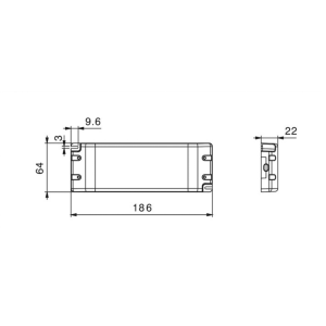 Alimentatore Switching IP20 24V 60W 2.5A