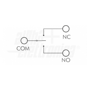 Interruttore deviatore Miniatura - 2P - DPCO - ON/OFF/ON - 3A@250V - 6 term. a saldare