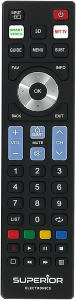 Superior Electronics SUPTRB019 Ready5 Smart- Telecomando universale, Per tutti i televisori LG, Samsung, Sony, Philips e Panasonic costruiti a partire dal 2000