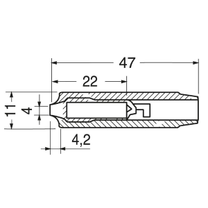 PRESE ROSSA A BANANA Ø 4 mm FLESSIBILI