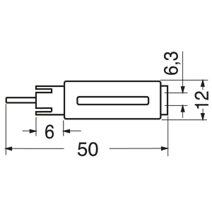 ADATTATORE DA SPINA RCA A PRESA 6,3 MONO