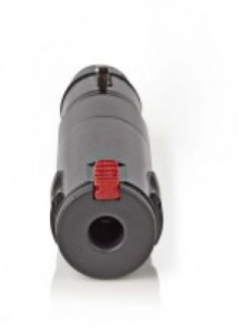 Adattatore XLR Stereo XLR 3 pin Femmina-6,3 mm Femmina Nero