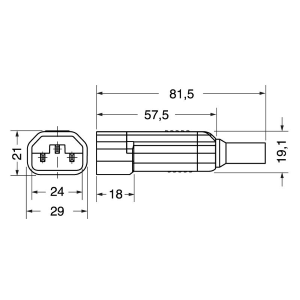 SPINA TRIPOLARE C14 STANDARD