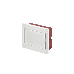 Centralino da Incasso 12 Moduli DIN con Portello Bianco, Completo di cassetta ad incasso, Cornice Bianca, IP40 FAEG FG14612