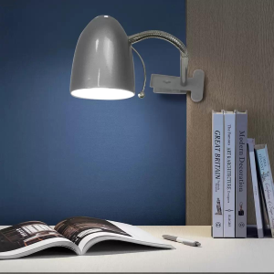 Lampada/LUME da scrivania Argento E27 con clip e braccio regolabile Aigostar