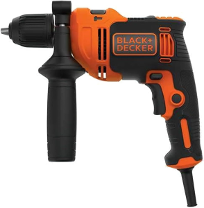 TRAPANO A PERCUSSIONE CON FILO 500W BLACK+DECKER BEH200