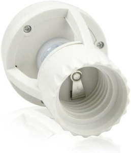 Rilevatore di presenza per lampadine E27 max 60 watt 